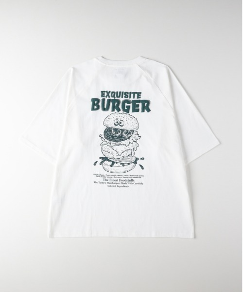 Right-on(ライトオン)の「Other(ソノタ)【メンズ】ラグランスリーブフードプリントTシャツ(Tシャツ/カットソー・メンズ・ブラック/ブラック×ホワイト/ネイビー×ホワイト/ホワイト・L/XL/M)」の18枚目の写真