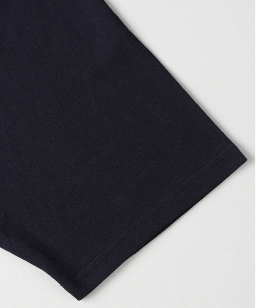 Right-on(ライトオン)の「Other(ソノタ)【メンズ】ラグランスリーブフードプリントTシャツ(Tシャツ/カットソー・メンズ・ブラック/ブラック×ホワイト/ネイビー×ホワイト/ホワイト・L/XL/M)」の7枚目の写真