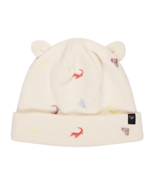 ROXY(ロキシー)の「MINI SNOWMOON BEANIE /ロキシーキッズニット帽・ビーニー(ニットキャップ/ビーニー・キッズ・ブラック・FREE)」の1枚目の写真