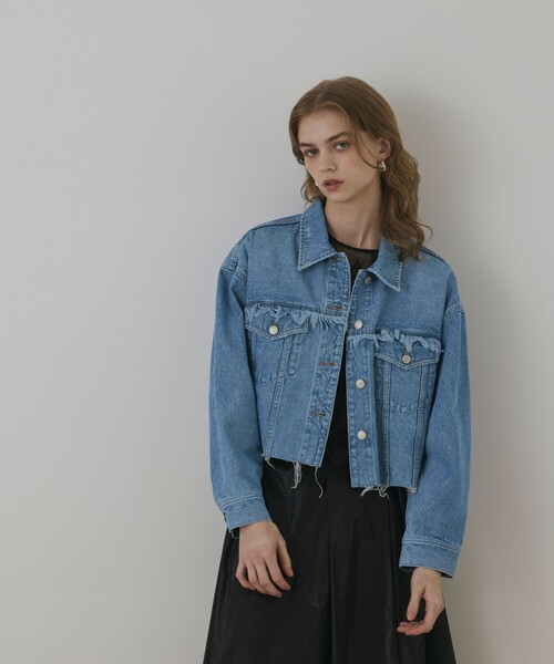 Diagram（ダイアグラム）の「エコファーデニムコンビジャケット