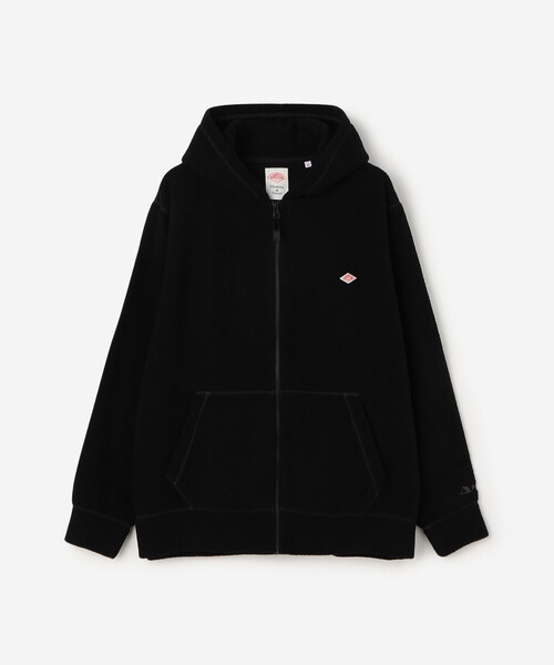 DANTON(ダントン)の「DANTON | ポーラテック(R) ボアフリースジップパーカー MEN(パーカー・メンズ・ベージュ/ブラック・42/40)」の2枚目の写真