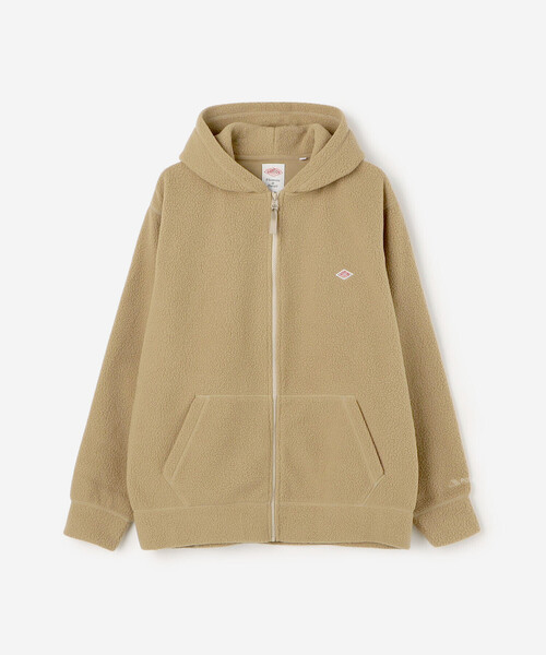 DANTON(ダントン)の「DANTON | ポーラテック(R) ボアフリースジップパーカー MEN(パーカー・メンズ・ベージュ/ブラック・42/40)」の9枚目の写真