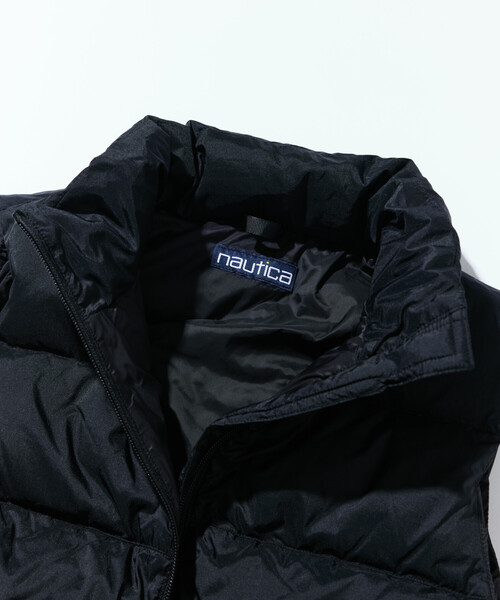 FREAK'S STORE(フリークスストア)の「NAUTICA/ノーティカ 700FP ヴィンテージライク ダウンベスト(ダウンベスト・レディース・ブラック/オレンジ・フリ-)」の5枚目の写真