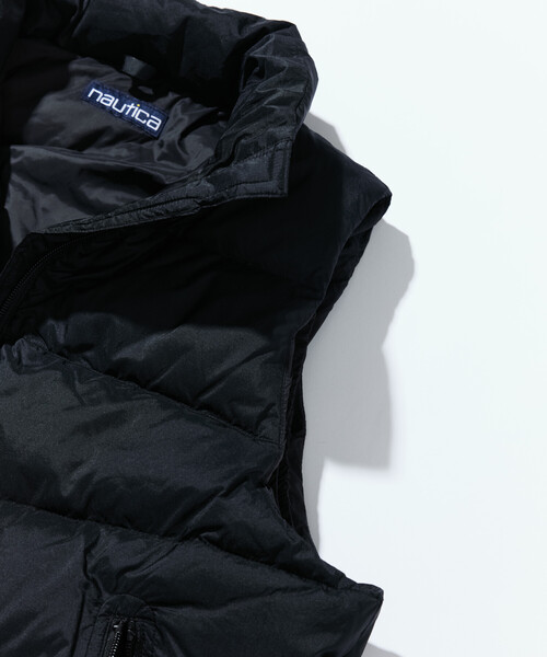 FREAK'S STORE(フリークスストア)の「NAUTICA/ノーティカ 700FP ヴィンテージライク ダウンベスト(ダウンベスト・レディース・ブラック/オレンジ・フリ-)」の8枚目の写真