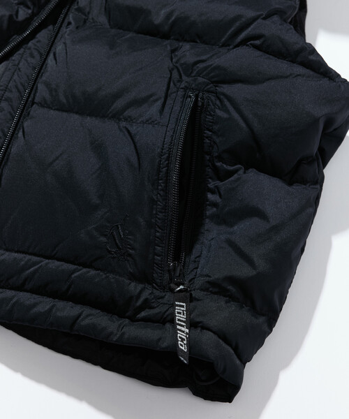 FREAK'S STORE(フリークスストア)の「NAUTICA/ノーティカ 700FP ヴィンテージライク ダウンベスト(ダウンベスト・レディース・ブラック/オレンジ・フリ-)」の9枚目の写真