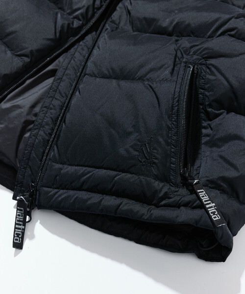 FREAK'S STORE(フリークスストア)の「NAUTICA/ノーティカ 700FP ヴィンテージライク ダウンベスト(ダウンベスト・レディース・ブラック/オレンジ・フリ-)」の12枚目の写真