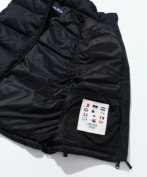 FREAK'S STORE(フリークスストア)の「NAUTICA/ノーティカ 700FP ヴィンテージライク ダウンベスト(ダウンベスト・レディース・ブラック/オレンジ・フリ-)」の13枚目の写真