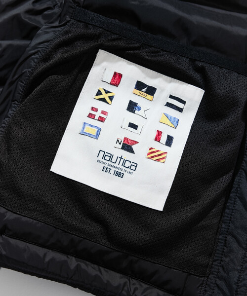 FREAK'S STORE(フリークスストア)の「NAUTICA/ノーティカ 700FP ヴィンテージライク ダウンベスト(ダウンベスト・レディース・ブラック/オレンジ・フリ-)」の14枚目の写真