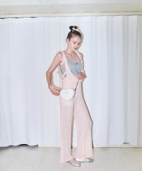 mieya mieya(ミーヤミーヤ)の「【mieya mieya】"m" boa heart bag/ボアハートバッグ"(ショルダーバッグ・レディース・ホワイト/ブラック・FREE)」の21枚目の写真
