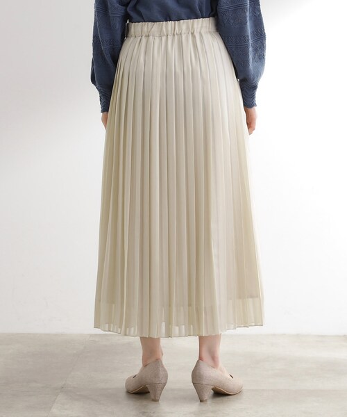grove（グローブ）の「【洗える】ひらりとゆれる　上品プリーツスカート（スカート・レディース・ブラック/カーキ/ナチュラル・01/02/03/04/05）」の18枚目の写真