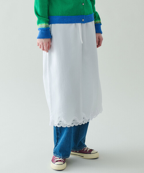 INSCRIRE（アンスクリア）の「INSCRIRE / ペイズリードット スカート