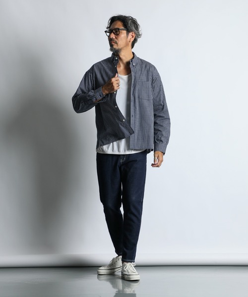 The DUFFER of ST.GEORGE(ザダファーオブセントジョージ)の「「GUM STRETCH DENIM」LASER STITCH 5PKT PANTS :超伸縮「ガムストレッチ デニム」レーザー加工 ブルーデニム(デニムパンツ・メンズ・ダークインディゴブルー・X-LARGE/LARGE/MEDIUM/SMALL)」の10枚目の写真
