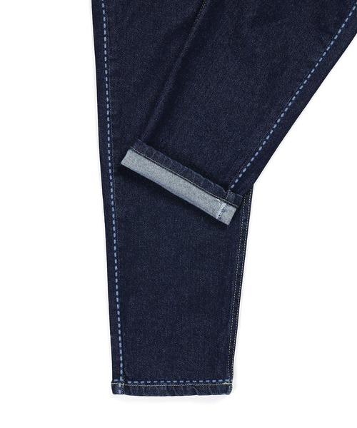 The DUFFER of ST.GEORGE(ザダファーオブセントジョージ)の「「GUM STRETCH DENIM」LASER STITCH 5PKT PANTS :超伸縮「ガムストレッチ デニム」レーザー加工 ブルーデニム(デニムパンツ・メンズ・ダークインディゴブルー・X-LARGE/LARGE/MEDIUM/SMALL)」の7枚目の写真