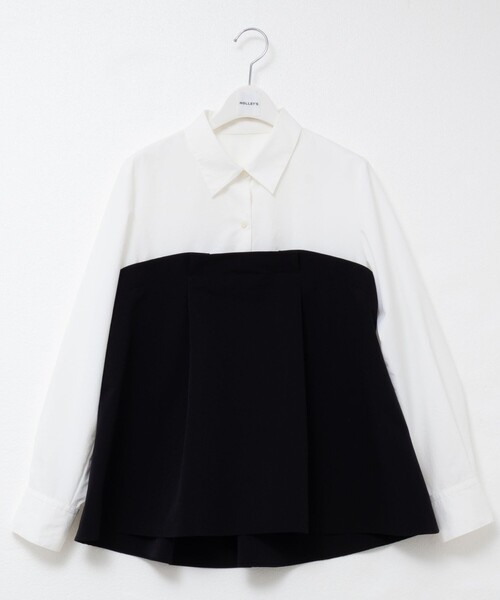 NOLLEY’S(ノーリーズ)の「《セットアップ対応》ウォッシャブルビスチェ風切替シャツ(シャツ/ブラウス・レディース・ホワイト系その他2・38)」の13枚目の写真