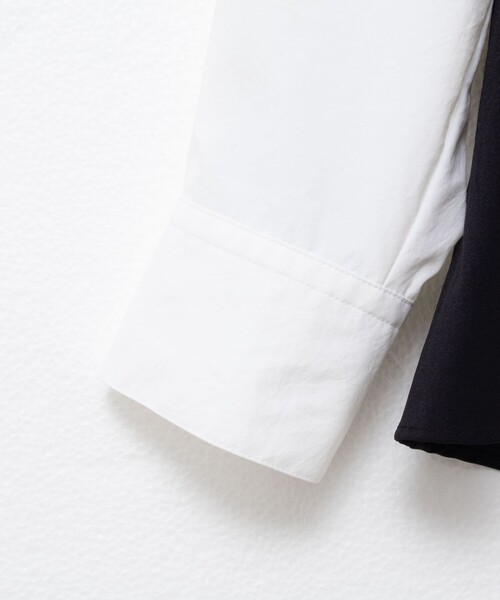 NOLLEY’S(ノーリーズ)の「《セットアップ対応》ウォッシャブルビスチェ風切替シャツ(シャツ/ブラウス・レディース・ホワイト系その他2・38)」の17枚目の写真