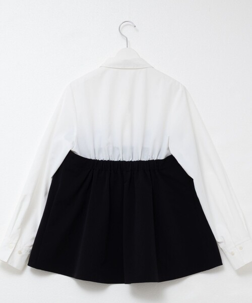 NOLLEY’S(ノーリーズ)の「《セットアップ対応》ウォッシャブルビスチェ風切替シャツ(シャツ/ブラウス・レディース・ホワイト系その他2・38)」の18枚目の写真