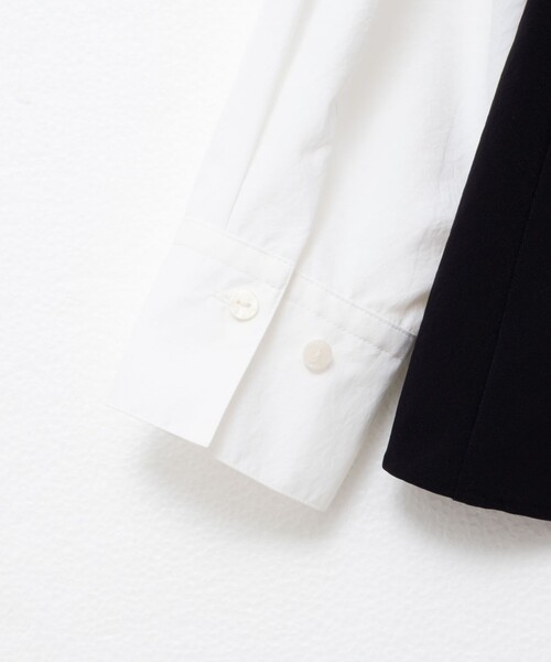 NOLLEY’S(ノーリーズ)の「《セットアップ対応》ウォッシャブルビスチェ風切替シャツ(シャツ/ブラウス・レディース・ホワイト系その他2・38)」の21枚目の写真