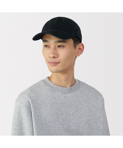 無印良品(ムジルシリョウヒン)の「木の実から作ったカポック混コーデュロイ キャップ(キャップ・レディース・レンガ/ベージュ/ブラック・55-59cm)」の9枚目の写真