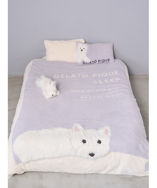 Sleep】ウエスティ ジャガードマルチカバー（寝具）｜gelato pique