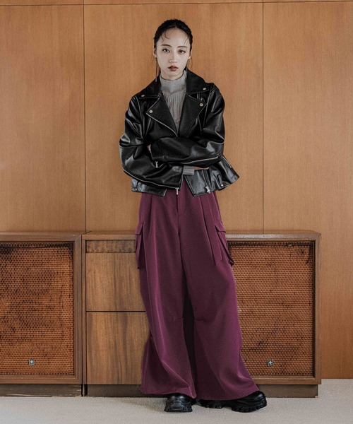 ベーシックワイドカーゴパンツ(HARE)