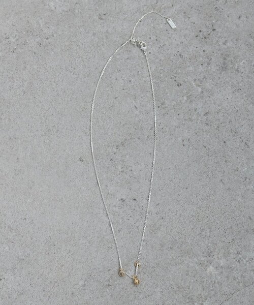 DISCOAT（ディスコート）の「【GOLDY】マルチプチチャームネックレス（ネックレス・レディース・ゴールド/シルバー系その他/シルバー・FREE）」の2枚目の写真