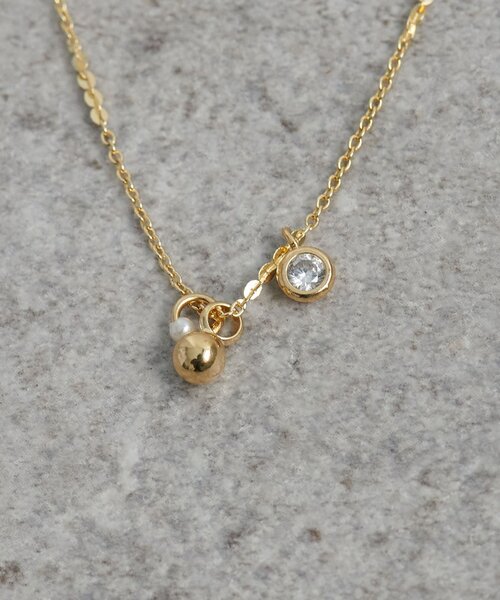 DISCOAT（ディスコート）の「【GOLDY】マルチプチチャームネックレス（ネックレス・レディース・ゴールド/シルバー系その他/シルバー・FREE）」の5枚目の写真