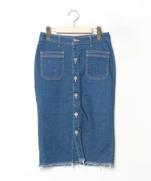 【中古】ロンハーマンヴィンテージ デニムスカート ロンハーマンヴィンテージ ロングデニムスカート インディゴ 美