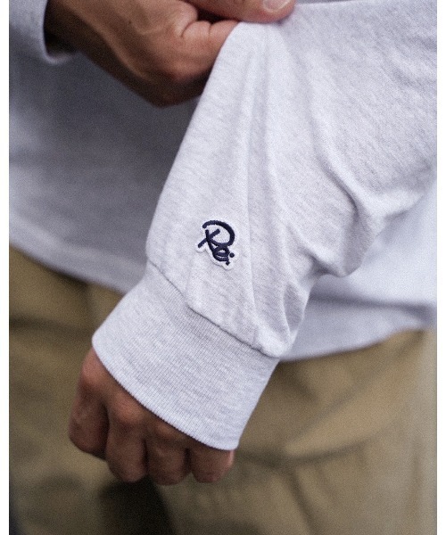#Re:room（リルーム）の「カクタスハートエンブロイダリーロングスリーブ（Tシャツ/カットソー・メンズ・ブラック/グレー/ホワイト・M-L/S-M/L-XL）」の21枚目の写真