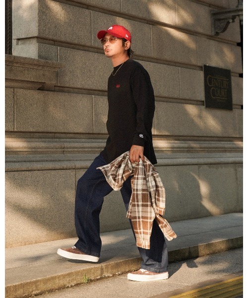 #Re:room（リルーム）の「カクタスハートエンブロイダリーロングスリーブ（Tシャツ/カットソー・メンズ・ブラック/グレー/ホワイト・M-L/S-M/L-XL）」の18枚目の写真