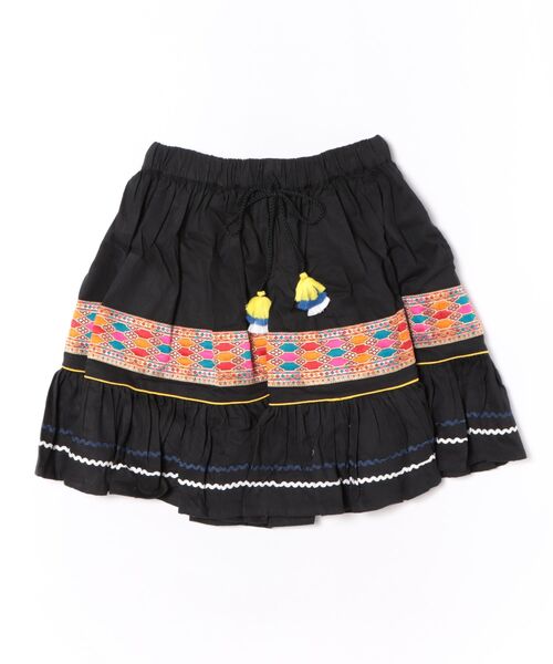 チャイハネ(チャイハネ)の「【チャイハネ】ウィピナミニスカート(スカート・レディース・ホワイト/ブラック/ブルー・FREE)」の1枚目の写真