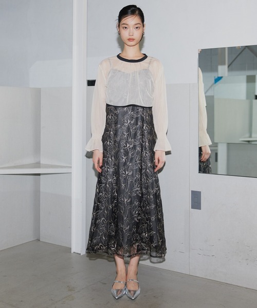 ANDRESD(アンドレスド)の「【2WAY】ダブルリボンボレロセットドレス / double ribbon bolero set dress(ドレス・レディース・ブラウン/ブラック系/ミント/イエロー・L/M/S)」の21枚目の写真