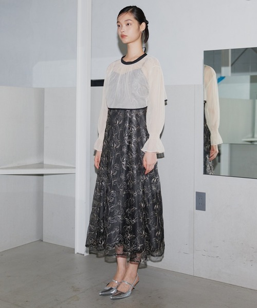 ANDRESD(アンドレスド)の「【2WAY】ダブルリボンボレロセットドレス / double ribbon bolero set dress(ドレス・レディース・ブラウン/ブラック系/ミント/イエロー・L/M/S)」の11枚目の写真