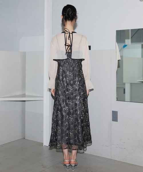 ANDRESD(アンドレスド)の「【2WAY】ダブルリボンボレロセットドレス / double ribbon bolero set dress(ドレス・レディース・ブラウン/ブラック系/ミント/イエロー・L/M/S)」の22枚目の写真