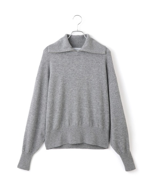 セール】カシミア混ZIPタートルネックプルオーバー（ニット/セーター