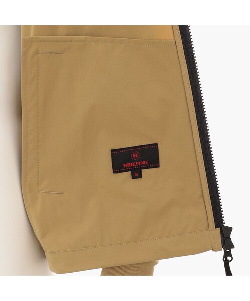 BRIEFING（ブリーフィング）の「【BRIEFING GOLF／ブリーフィングゴルフ】MS WIND DRIZZLER JACKET（ブルゾン・メンズ・ブラック/ベージュ/オリーブ・L/M/XL/S）」の22枚目の写真