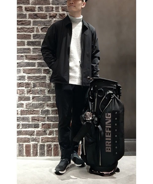 BRIEFING（ブリーフィング）の「【BRIEFING GOLF／ブリーフィングゴルフ】MS WIND DRIZZLER JACKET（ブルゾン・メンズ・ブラック/ベージュ/オリーブ・L/M/XL/S）」の4枚目の写真