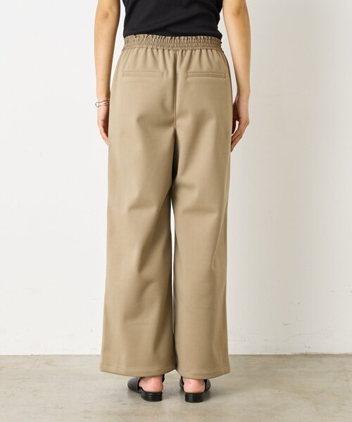 Jena espace merveilleux(ジェナ エスパスメルヴェイユ)の「ウォームサテン切替イージーパンツ(その他パンツ・レディース・カーキ/アイボリー/チャコールグレー・FREE)」の8枚目の写真