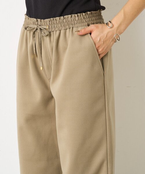 Jena espace merveilleux(ジェナ エスパスメルヴェイユ)の「ウォームサテン切替イージーパンツ(その他パンツ・レディース・カーキ/アイボリー/チャコールグレー・FREE)」の6枚目の写真