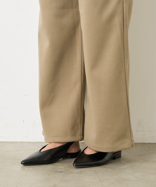 Jena espace merveilleux(ジェナ エスパスメルヴェイユ)の「ウォームサテン切替イージーパンツ(その他パンツ・レディース・カーキ/アイボリー/チャコールグレー・FREE)」の5枚目の写真