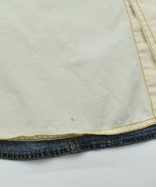 Calvin Klein（カルバン・クライン）の「【USED】90’s Calvin Klein 切替 デニムシャツ（シャツ/ブラウス・メンズ・ホワイト・LARGE）」の4枚目の写真