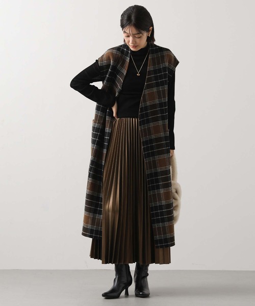 Risley(リズレー)の「CKリバーシブルジレ(その他アウター・レディース・ブラウン・FREE)」の6枚目の写真