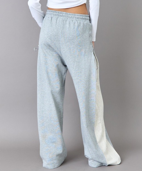 ANAP（アナップ）の「配色 スピンドル 裏毛 スウェット パンツ（スウェットパンツ・レディース・ピンク/グレー/ブラック・F）」の11枚目の写真