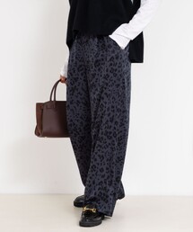 NOLLEY’S | ウォッシャブルレオパードプリントパンツ(その他パンツ)