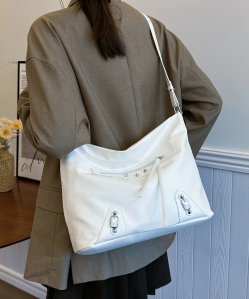 Miniministore（ミニミニストア）の「トートバッグ PUレザー 大容量かばん（トートバッグ・レディース・ブラック/ブラウン/ホワイト・FREE）」の14枚目の写真