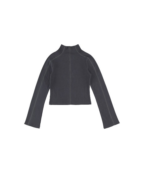 ALEXIA STAM（アリシアスタン）の「Wellness High Neck Rib Long Sleeve Tee /ハイネック長袖T（Tシャツ/カットソー・レディース・ブラック/グレー/ネイビー・FREE）」の15枚目の写真