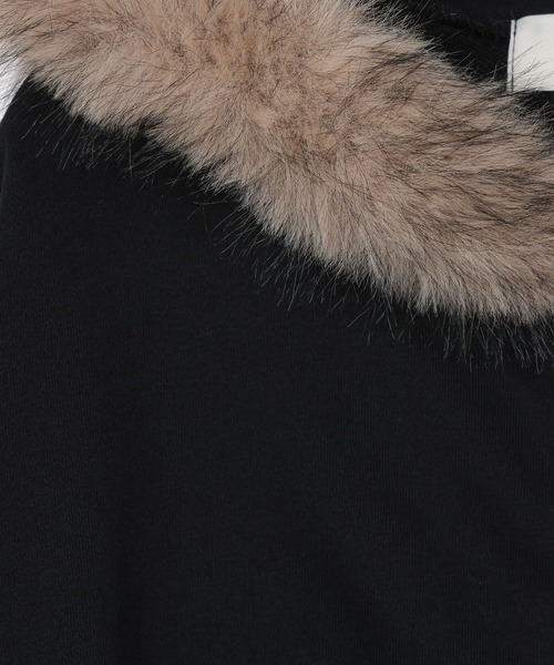 3.3 Field Trip (3.3フィールドトリップ)の「3.3 Field Trip/ファー付きフードジップ(ウラケ)(パーカー・レディース・カーキ/ブラック/グレー・FREE)」の14枚目の写真