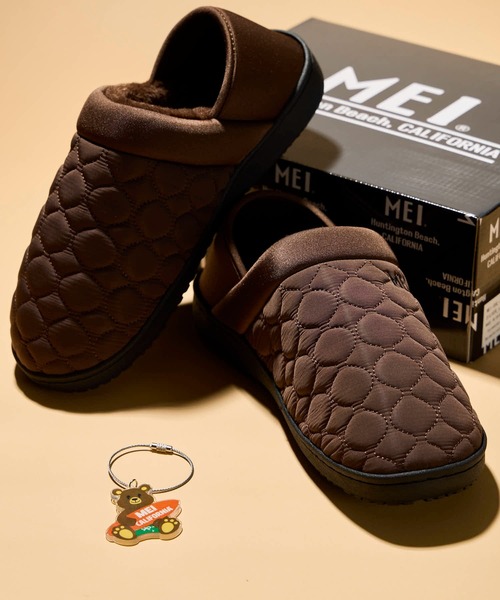 MEI（メイ）の「【 MEI / メイ 】メンズ2WAYモックシューズ ★アクリルチャーム付き★（スリッポン・メンズ・ブラック/ブラウン/グレー・S/M/L）」の3枚目の写真