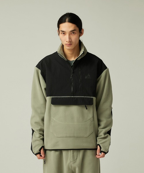 Snow Peak(スノーピーク)の「MofM Fleece Pullover フリース プルオーバー / SnowPeak × mountainofmoods(その他アウター・メンズ・ブラック/グレイッシュベージュ・XL/L/M/S)」の11枚目の写真