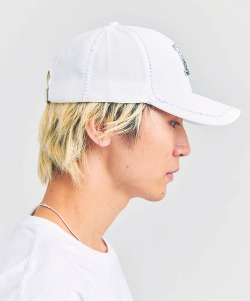 GALLIS ADDICTION（ガリスアディクション）の「GA RHINESTONE-D CAP（キャップ・メンズ・ブラック/ホワイト/ピンク・FREE）」の17枚目の写真