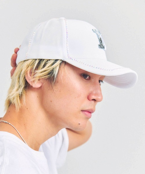 GALLIS ADDICTION（ガリスアディクション）の「GA RHINESTONE-D CAP（キャップ・メンズ・ブラック/ホワイト/ピンク・FREE）」の18枚目の写真